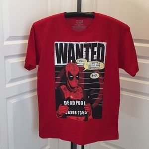 Deadpool Marvel Wanted Comic T-Shirt/New